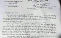 Khánh Hòa: Dừng thi học kì I đối với khối lớp 12 vì nghi bị lộ đề