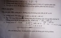 Sở GD&ĐT Quảng Nam ra sai đề thi Toán lớp 9
