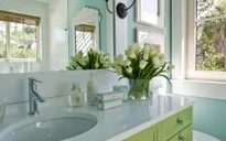 Mẹo bài trí ấn tượng cho phòng tắm diện tích nhỏ