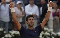 Novak Djokovic vào bán kết Roma mở rộng 2017