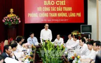 Báo chí tích cực đấu tranh phòng chống tham nhũng