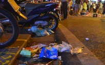 Rác thải bừa bãi tại khu vui chơi dịp Tết Trung thu