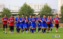 ĐT Việt Nam tập làm quen sân trước trận gặp ĐT Đài Bắc Trung Hoa