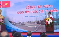 Đường dẫn cao tốc TP.HCM - Trung Lương được đặt tên Võ Trần Chí