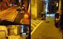 Làn đường ưu tiên cho người đi bộ đầu tiên ở Hà Nội