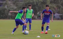 ẢNH: ĐT Việt Nam tiếp tục rèn chiến thuật, sẵn sàng cho trận đấu gặp ĐT Campuchia