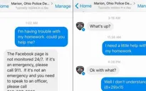 Mỹ: Cảnh sát giúp bé gái làm bài tập về nhà qua Facebook messenger