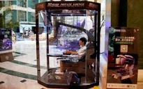 Máy chơi game cho các quý ông tại trung tâm mua sắm