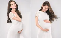 Mang bầu 6 tháng, vợ Châu Kiệt Luân xinh đẹp rạng ngời