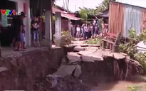 Hậu Giang: Thêm 2 căn nhà có nguy cơ sạt lở