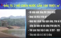 Xây dựng 2 hồ chứa nước gần 100 triệu m3