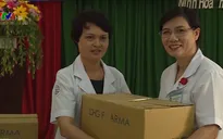 Hỗ trợ thiết bị y tế cho người dân vùng bão lũ Khánh Hòa