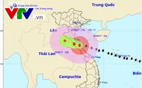 Vùng tâm bão số 10 đổ bộ đất liền khu vực Hà Tĩnh - Quảng Bình