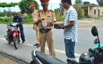 Tăng cường kiểm soát trật tự giao thông trên đảo Lý Sơn