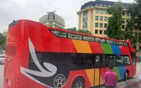 Cận cảnh xe bus 2 tầng dạo quanh thành phố Hà Nội