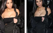 Kim Kardashian gây choáng với trang phục hở bạo