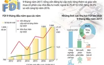 Những lĩnh vực thu hút FDI lớn nhất trong 9 tháng đầu năm 2017