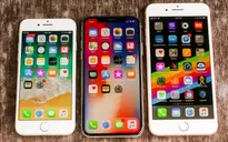 Bộ 3 nguyên tử iPhone X, iPhone 8/8Plus "mất điện" trước iPhone 6/6 Plus