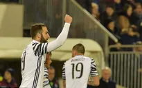 Vòng 24 Serie A: Higuain lập cú đúp Juventus ung dung ngôi đầu