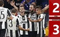 PSG 2-3 Juventus: Cuộc rượt đuổi tỉ số kịch tính