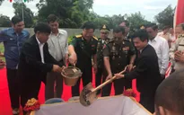 Khởi công xây dựng tượng đài hữu nghị Việt Nam - Campuchia tại Kep