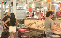 Độc đáo khu chợ ướt tại Singapore