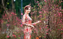 Lã Thanh Huyền đẹp nền nã trong bộ ảnh đón Tết