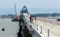 Sắp thông xe kỹ thuật cầu vượt biển dài nhất Đông Nam Á