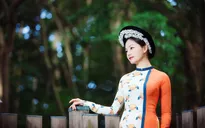 Lan Phương diện áo dài truyền thống khoe sắc tại Nhật Bản