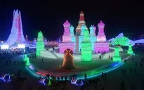 Rực rỡ lễ hội băng đăng Cáp Nhĩ Tân, Trung Quốc