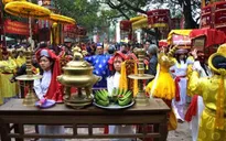 Ngày 2/2 (mùng 6 tháng Giêng), khai hội đền thờ Hai Bà Trưng