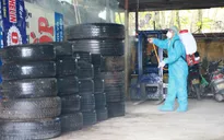 Xử lý lốp thải để phòng tránh sốt xuất huyết