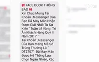 Cảnh báo trúng thưởng xe SH, iPhone giả trên Facebook