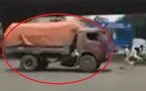 Phạt tài xế lùi xe tải chạy trốn cảnh sát 3,6 triệu đồng