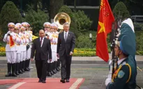 Lễ đón chính thức Thủ tướng Singapore Lý Hiển Long tại Hà Nội