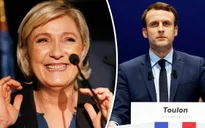 Ông Macron và bà Le Pen dẫn đầu vòng 1 bầu cử Tổng thống Pháp