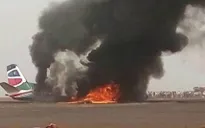 Rơi máy bay chở khách ở Nam Sudan, nhiều người bị thương
