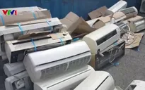 Thu giữ hàng trăm máy lạnh cũ tại Cảng Cát Lái