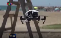 Máy bay không người lái cứu hộ trên biển tại Tây Ban Nha