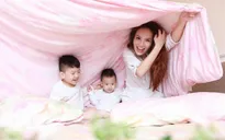 Ngắm khoảnh khắc ba mẹ con Đan Lê hạnh phúc bên nhau