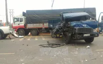 6 xe ô tô đâm liên hoàn, 2 người bị thương nặng