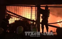 Cháy dữ dội ở công ty Dệt may Thành Công, TP.HCM