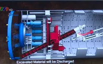 TP.HCM: Hầm ngầm tuyến metro số 1 đã đạt nửa quãng đường