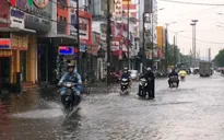 Mưa lớn gây ngập cục bộ tại một số tuyến đường TP Huế