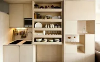 Tròn mắt trước căn hộ chỉ 20 m2 mà đầy tiện ích "bí mật"