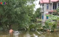 5 ngày sau vỡ đê, người dân Chương Mỹ vẫn bơi trong nước lũ