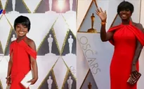Mẫu nhí "nhái" sao trên thảm đỏ Oscar