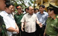 Thủ tướng kiểm tra, chỉ đạo công tác khắc phục hậu quả bão số 10 tại Nghệ An