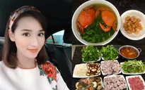Những bữa cơm ngon tự tay Lã Thanh Huyền vào bếp nấu