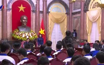 Phó Chủ tịch nước Đặng Thị Ngọc Thịnh gặp mặt 63 học sinh xuất sắc thi tìm hiểu lịch sử